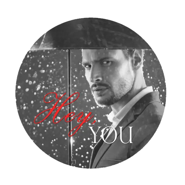 "Hey You" Ethan Book Character 1.5" Round Sticker